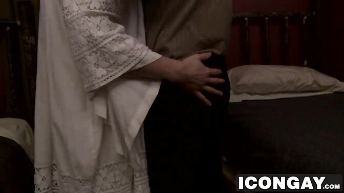 Mature and cute guy having hot anal sex