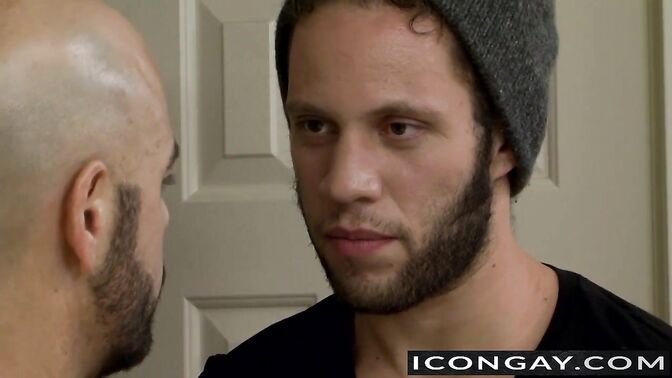 Wolf Hudson licks Adam Russos hairy ass