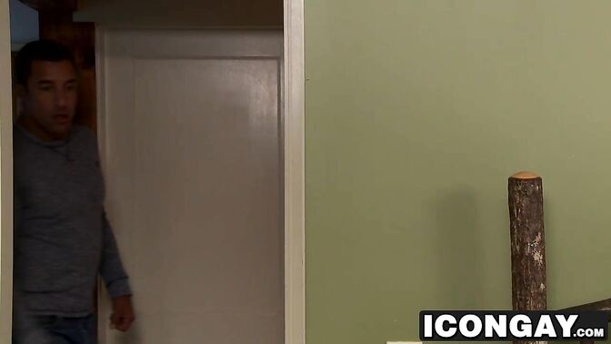 Muscular tattoed guys love anal fucking