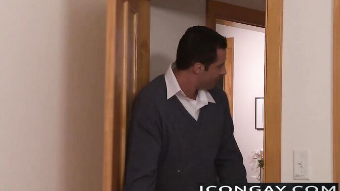 Muscled Nick leads Colton in the bedroom