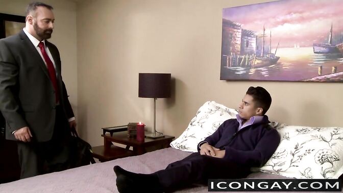 Brad thick cock is forced on narrow ass