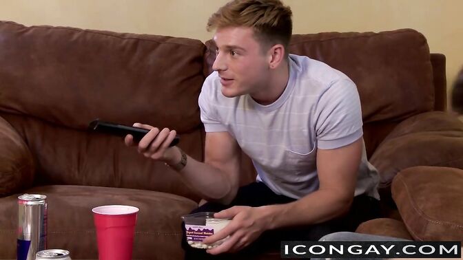 Ty forces huge dick into Nick tight ass