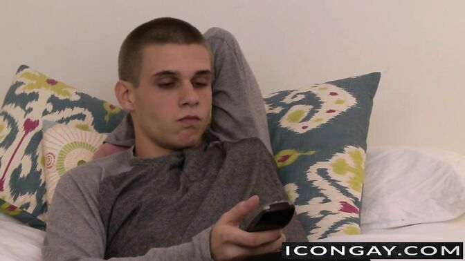 Adam Russo gives Trent Ferris a pounding