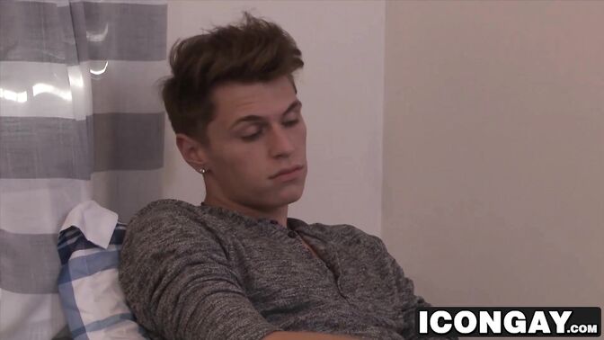 Sucking my cute step brothers dick