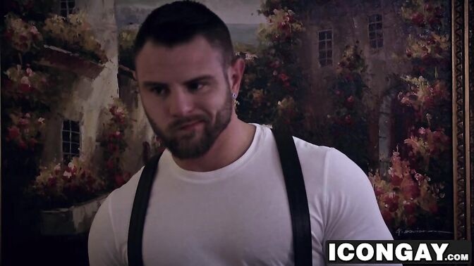 Muscular Nick and fit Armond fucking