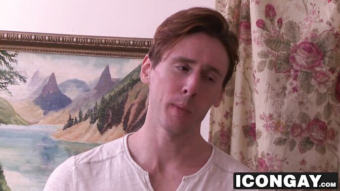 Big daddy fucking a horny college twink