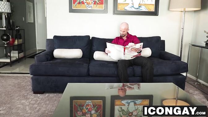 Muscular tattooed hunks love anal sex