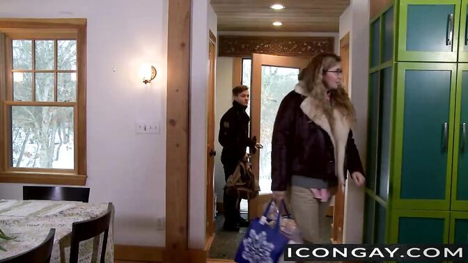 Teammates Connor and JD love anal fuck