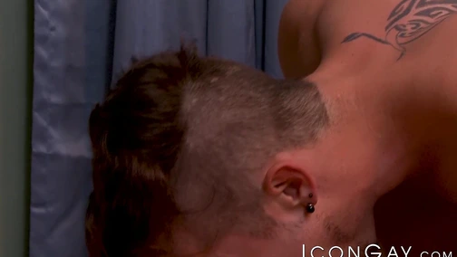 Gorgeous Gabriel Alanzo slams his cock into Troy Accolas asshole