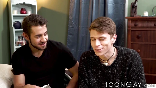 Dante Colle comforts Troy Accola with his big dick