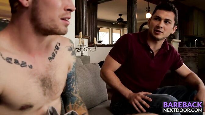 Johnny Riley and Zane Porter barebacking