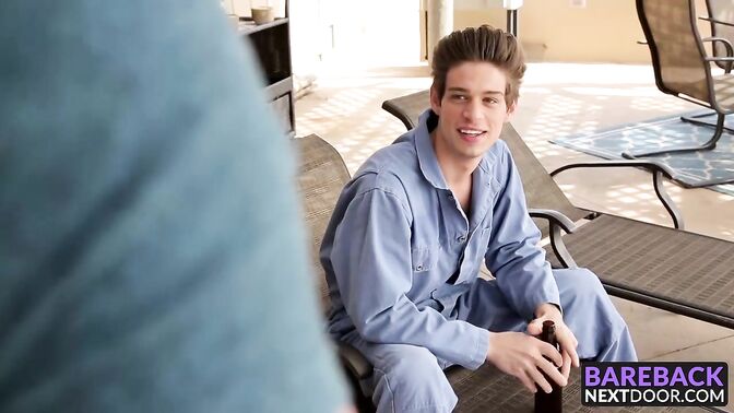 Smoking hot studs having outdoor sex