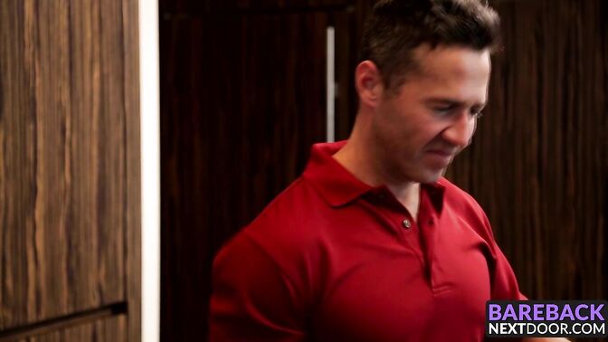 Muscular hunks getting down to business