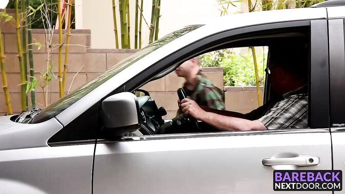 Sexy Dakota and Mike drilling after duty