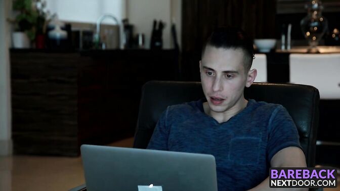 Three dudes enjoy their raw hard cocks