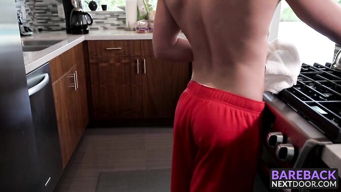 Matty Strong gives head to Dominic Green