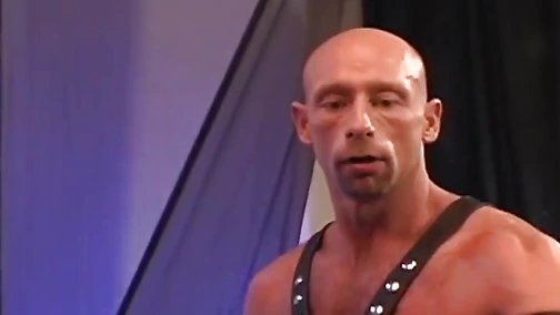 Manly Bobbly Black was bent over while Eric Michaels inserted his fist in and out of his ass