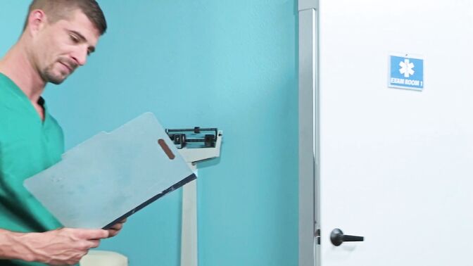 Gay doctor plows hard his colleague