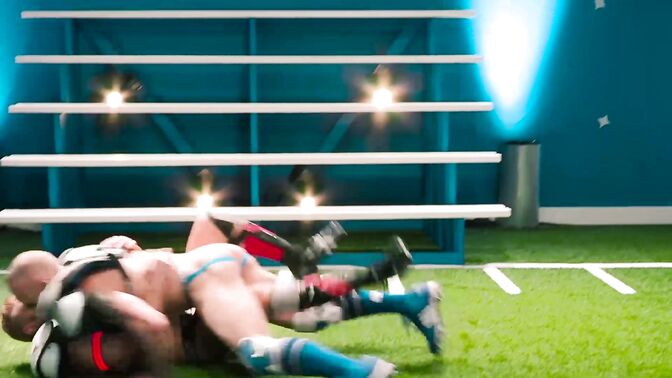 Homo sportsman gets backside anallized