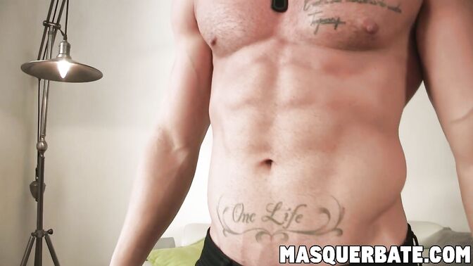 Cute guy wanks and uses a penis pump