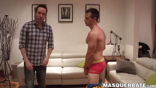 Hot firefighter enjoys solo time after a sensual tease