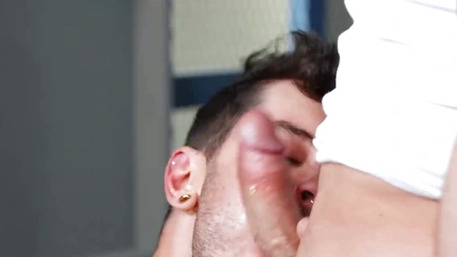 Handsome Ace Stallion had anal prolapse in a rough pounding fist fuck by hunky Blaze Austin