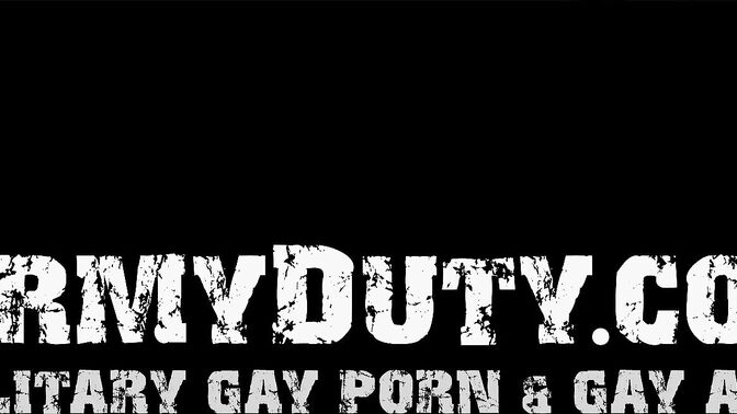 Cock sucking muscular soldiers raw fuck