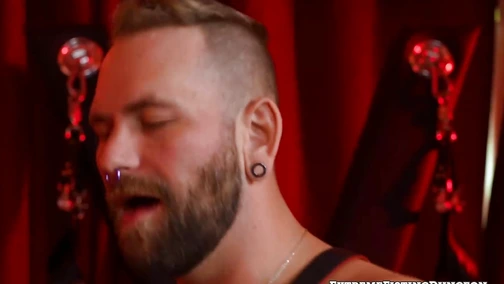 Busty Declan Blake oozed cum in a massive fist fuck by jock Josh Mikael