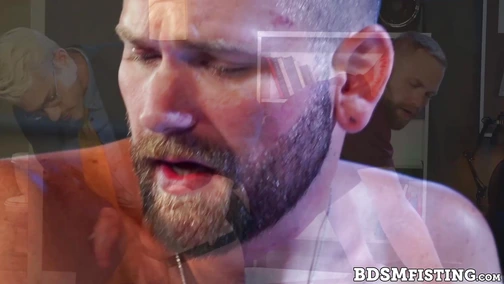 Sherman Maus uses both of his fists together to penetrate Josh Mikael