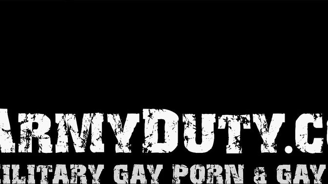 Gay soldiers jerking off and barebacking