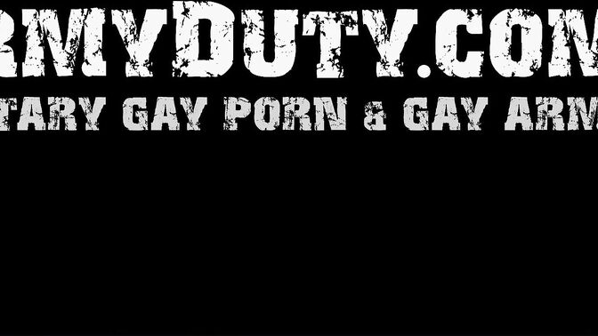 Raw bareback anal with two army recruits