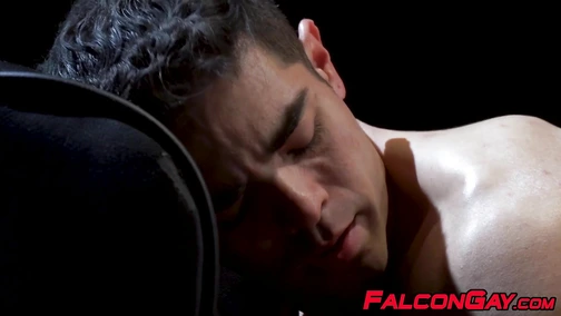 Black jock fucked in raw threesome