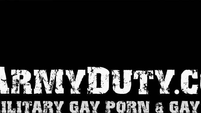 Hot soldier throatfucked before raw fuck