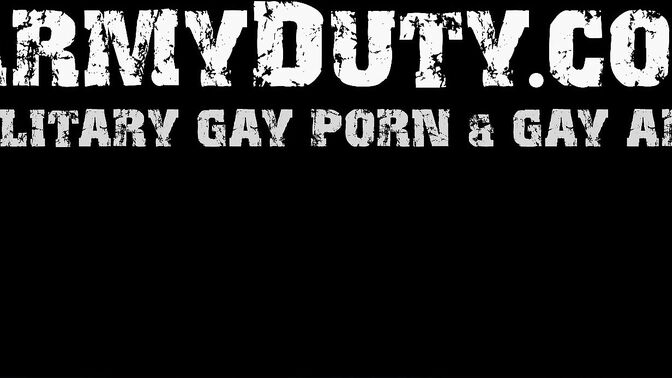 Military men fucking raw and jacking off