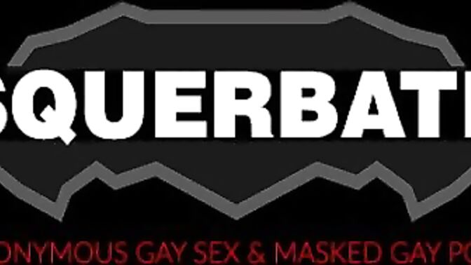 Jerking off with mysterious gay hunk