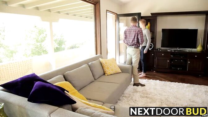 Bridger bends over for a hard pounding