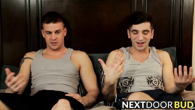 Andy Banks swallows Darin Silvers dick