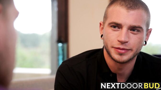 Hunky dudes having some steamy anal sex