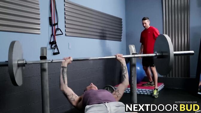 Ashton getting a hard fuck in the gym