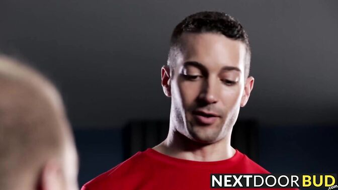 Jaxon and Silas hard training session