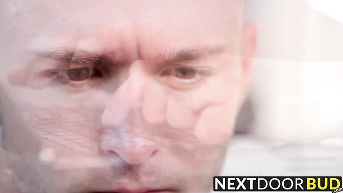 Steamy threesome sex with this bad dudes