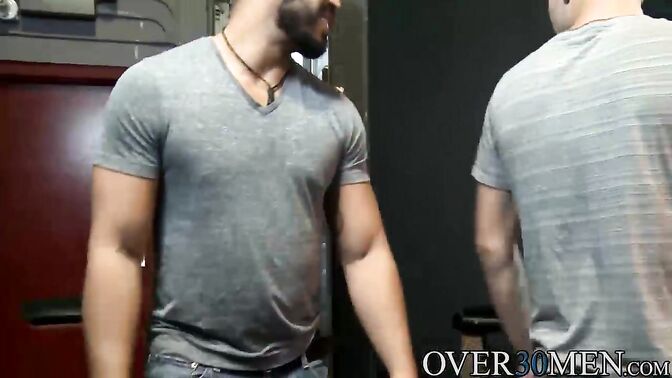 Alex and Trey fucking in the warehouse