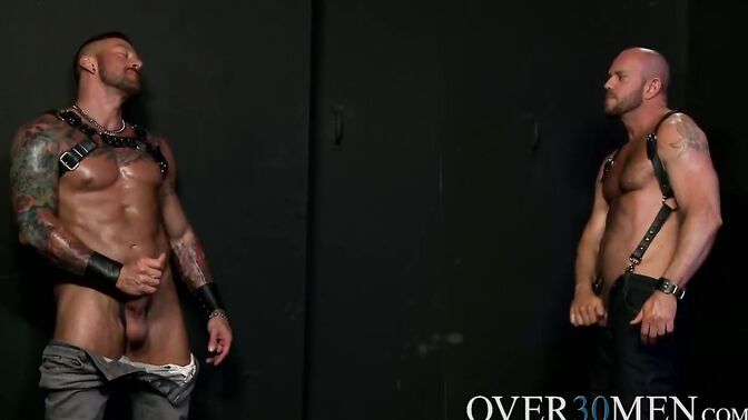 Hugh dominates Matts horny mouth and ass