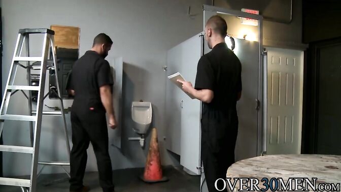 Hot Trey and Deck get naughty after work