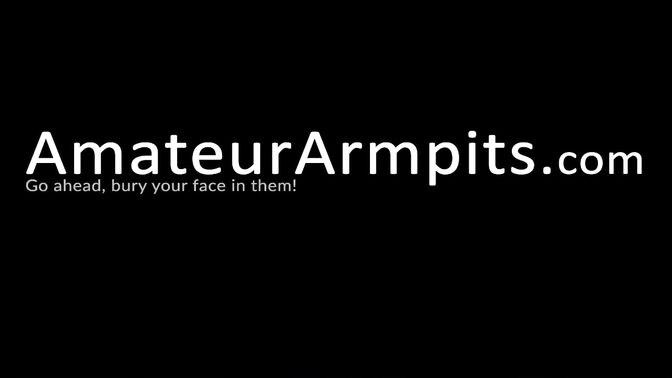 Camera focuses on Skylars thick manly pit hair and pubic bush