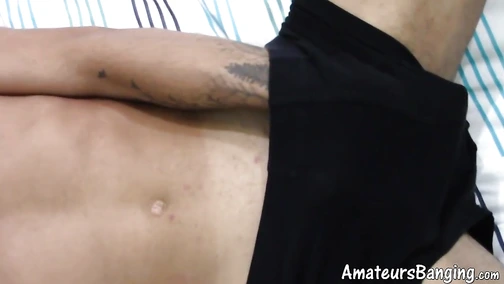 Skinny Yanis pulls out his favorite toys for a solo pleasure