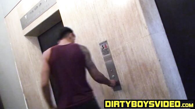 Sexy hunks fucking hard at home for fun