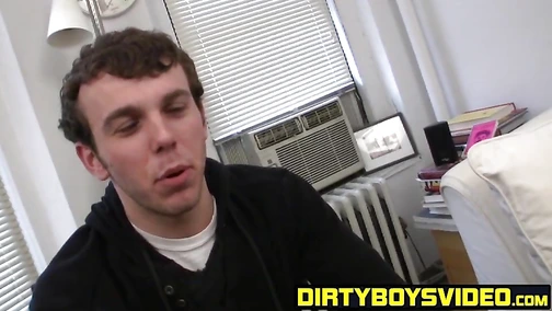 Young jock stroking cock for the people