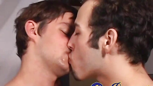 Trouble makers Dakota Denton and Christian Collins fool around before plowing