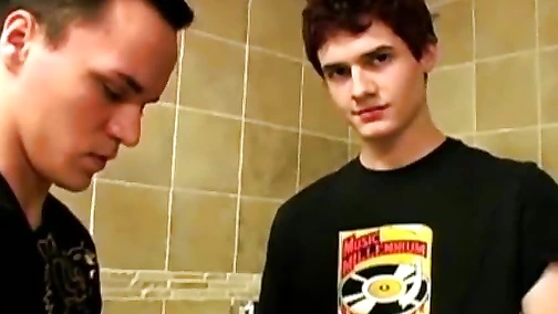 Gay teenagers peeing and masturbation